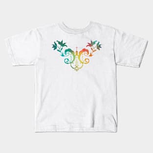 Rainbow traditional pattern Kids T-Shirt